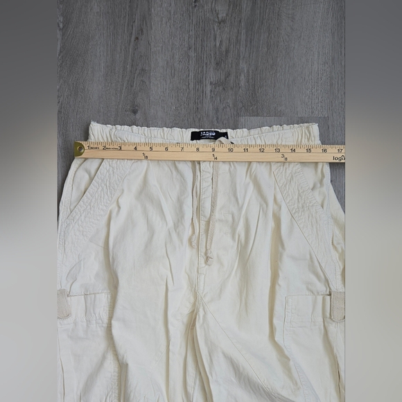 Jaded London Ecru Parachute Cargo Pants Size S - Picture 16 of 16